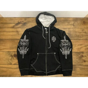 LL Cool J/Todd Smith Black Silver "MCMLXVIII" Hoodie Size XXL